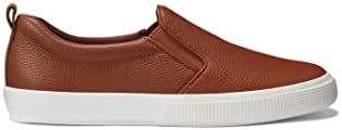 Lauren Ralph Lauren Haddley Tumbled Leather Slip-On Sneaker Deep Saddle Tan 8.5 B (M) | Image 2
