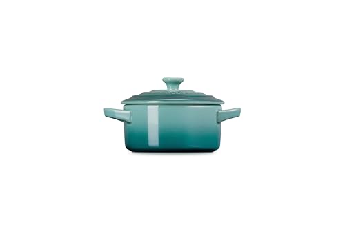 Image of Le Creuset Stoneware Mini Round Cocotte, 8 oz., Riviera