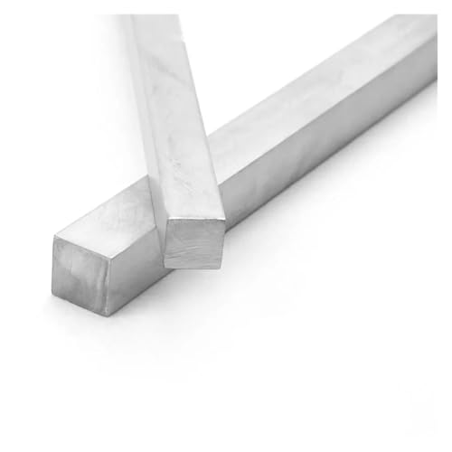 Barra cuadrada de acero inoxidable 304 Longitud de la varilla 100 mm 200 mm 300 mm 500 mm(Length 100mm,15x15mm)