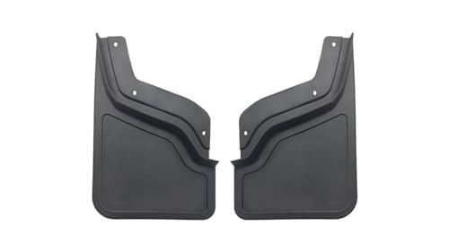 Image of BestEvMod Compatible with Hummer EV Pickup Rear Mud Flaps Splash Guards 2022-2026 Accessories Fender Dirt Protection No Need to Drill Holes (Set of 2) Only Rear