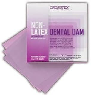 CRX Rubber Dam Non-Latex 6x6 Mint Lavender Bx/15