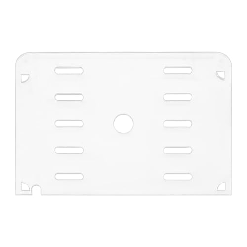 FELTECHELECTR Aquarium Anti-Jump Lid Cover with Holes - Acrylic Plate Tank Top Protector for Fish Reptiles Turtles Shrimp Escape Prevention and Aquatic Tank 20x14cm/7.9x5.5''