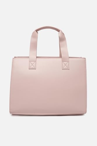 Image of Allen Solly Women's Large Tote Shoulder Bag | PU Leather | Soft Touch | Detachable Sling | College & Daily Carry