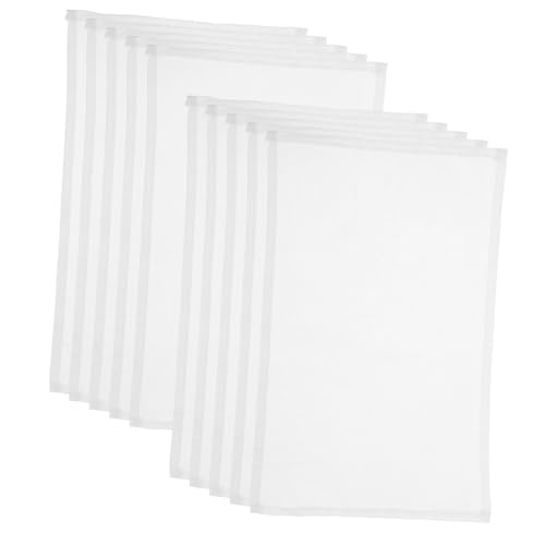 Toyvian 10pcs Blank Race Bibs for Athletes Reusable Number Bibs for Marathons Track Meets and Sports Events User Friendly Design for Easy Writing and Stamping