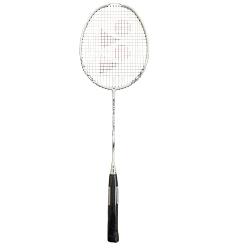 Yonex Voltric Lite 40i Strung Badminton Racquet, Lightweight Graphite Frame, Head Heavy Balance, for Intermediate Players (White/Silver)