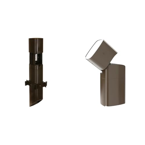 Taymac ParkPost Outdoor Power Enclosure PP55Z and Pagoda Light Accessory Slide Cover PPPLZ Bundle, Bronze, Polycarbonate Power Stake and Seamless Pagoda Lighting Accessory for Outdoor Decor image 4