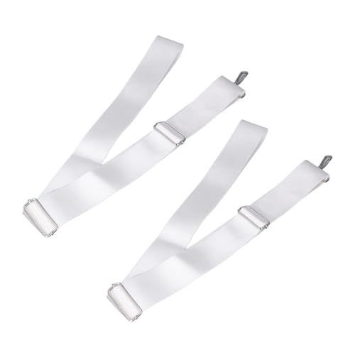 2PCS Tennis Net Center Strap, Adjustable Height Tennis Net Straps Tennis Accessories with Stainless Steel Buckle for Tennis Equipment