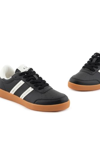 Armani Exchange Women's Berlin, Double Band Logo Sneaker4