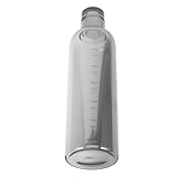 TOYZFRIENDY Jarra de Vidrio Borosilicato 500 Ml Resistente al Calor con Indicador Beber Agua Botella Portátil para Fitness Escuela y Uso Diario