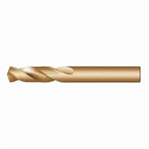 3.7 mm 4ASMCO Series High Speed Steel Heavy Duty Screw Cobalt Machine Drill Bit Bronze - Pack of 12