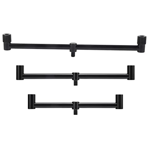 Kuuleyn Buzz Bar Fishing Rod Buzz Bar, Alloy Fishing Stan, 1PC 2 Head Aluminum Alloy Buzz Bar for Fishing Rods Crossbar Bracket Fishing Accessories(20cm) Cover