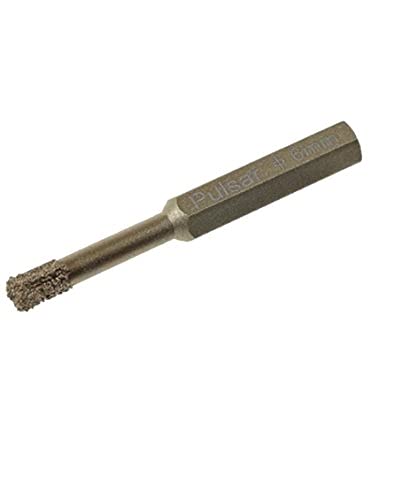 5x Pulsar High Performance 6mm Diamond Tile Dry Drill Bit for Porcelain Ceramics and Natural Stone