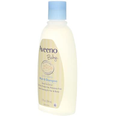 Aveeno Baby Wash & Shampoo, Lightly Scented 12 Oz (3 Pack) #TOP6