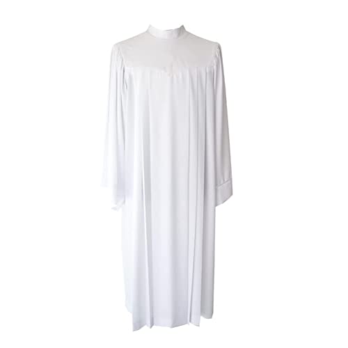 BPURB Choir Robe Adult Clergy Baptism Church Pastor Pulpit Robes Preachers Confirmation Robe Unisex Anglican Cassock