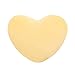 Simpatico cuscino a forma di cuore in peluche, decorazione per San Valentino, giocattolo da appendere per bambini, ragazze, soggiorno, camera da letto, sala da pranzo, ufficio, sedie (giallo, 30 cm)