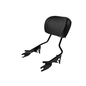 Sleniptar Motorcycle Backrest Motorcycle Detachable Passenger Rear Backrest Pad Fit For Harley Touring Glide Road King 09-2021 Cvo Electra Glide Rear Backrest 1 212e8vrgeql. sl500 . ss300