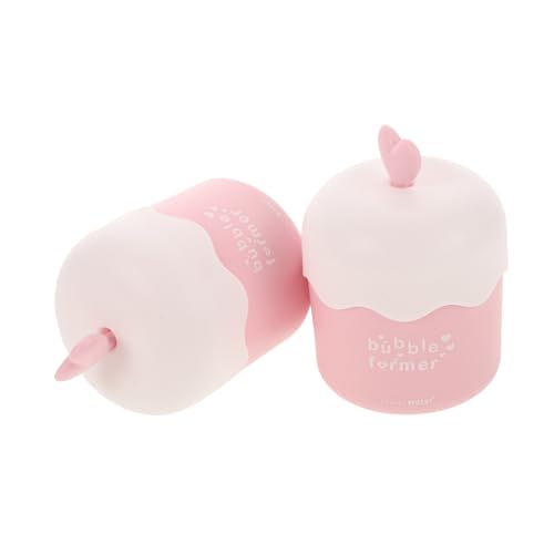 ASAKKURA 2 Piezas De Gel De Ducha De Burbujas, Limpiador Facial, Vaso De Viaje Para Lavarse La Cara, Espumador, Vaso Para Hacer Burbujas, Espumador Facial, Vaso Portátil Para Hacer Espuma,