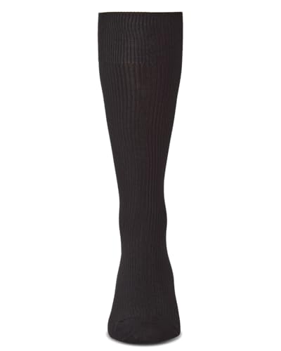 Men's Modal Durable and Flexible Pin Rib Crew Sock2