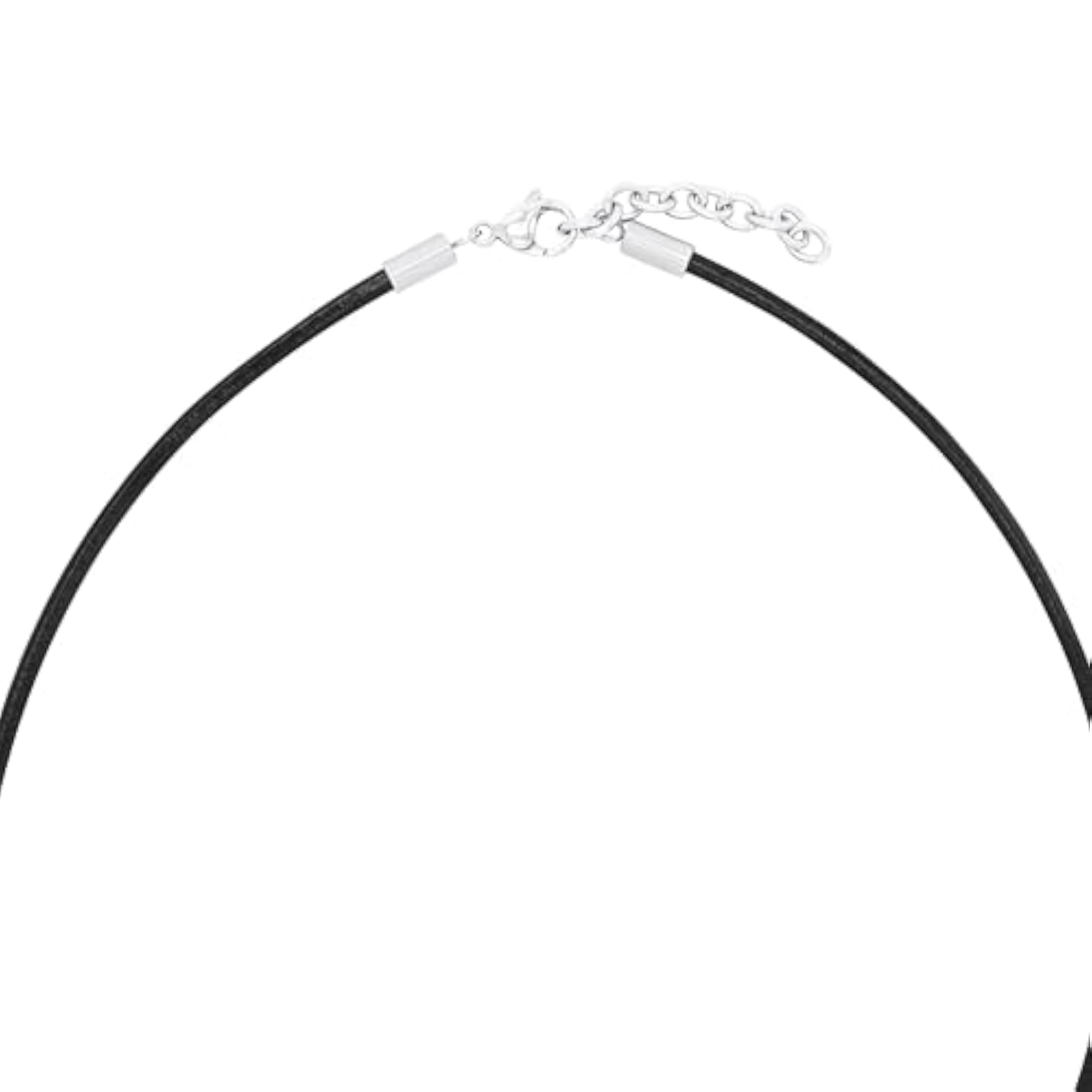 Boys' Stainless Steel & Leather Pendant Necklace, Gift Boxed