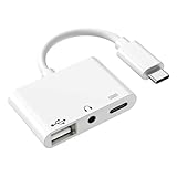 Adaptateur usb-c pour casque audio : cet adaptateur de type c est léger et compact, vous pouvez facilement le glisser dans votre poche
