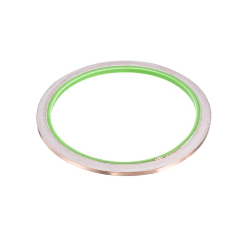 Image of PATIKIL Copper Foil Tape 0.12 inch x 33 Feet 0.05mm Thick Double Sided Conductive Adhesive EMI Shielding for Electronics, Circuits, Grounding