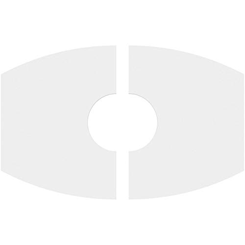Image of Ekena Millwork CMP24X16KY2-06000 Kailey Architectural Grade PVC Contemporary, Two Piece Urethane Ceiling Medallions 24 inchW x 16 inchH x 6 inchID x 13 inchC x 1 inchP