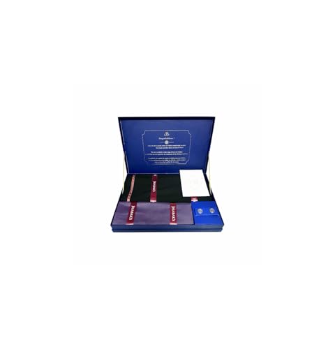 Image of JHABAK'S Men's 100% Pure Cotton Unstitched 1.7 Meters Shirt Piece - 3.25 Meters Suit Fabric Set with Cufflinks (Multicolour, All Weather Fabric, Attractive Box)