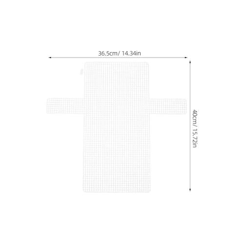 Image of DIYEAH 10 Pcs Mesh Canvas Bag Sheets 15.74X14.37 Inch Plastic Mesh for DIY Bag Making Crochet Net Craft Supplies Purse Weaving Projects