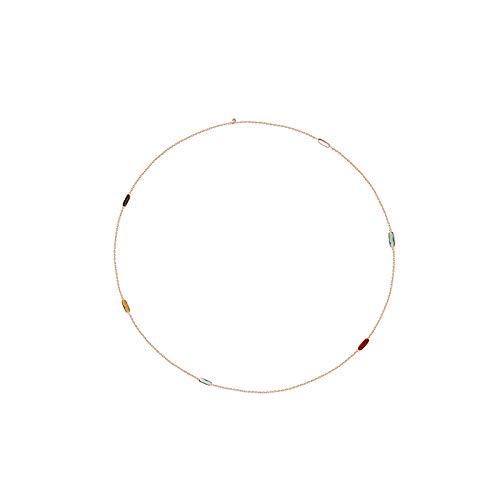 Catena Decorativa per Maglioni a collote Donne squisite La Collana di Accessori impilabili