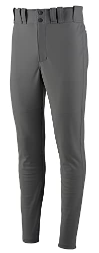 Pantalon de baseball Mizuno Premier Pro Tapered gris anthracite taille XXL pour homme