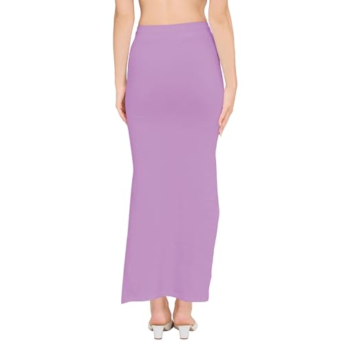 Image of DESI GIRL Cotton Lycra Stretchable Saree Shapewear Petticoat with Drawstring for Women | Fishcut Saree Petticoat with Side Slit for Easy Movement | Saree Shaper | Long inskirt