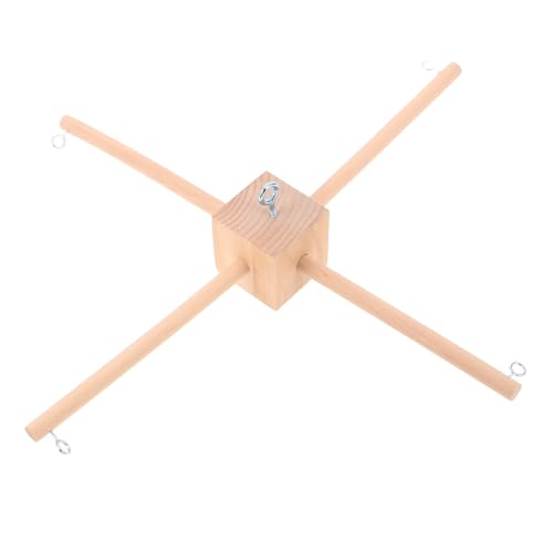 Alasum Kit Móvil para Ñiño DIY Brazo Móvil de Madera de Cuna Montaje Sencillo Adecuado para Decoración de Guardería y Sala de Estar