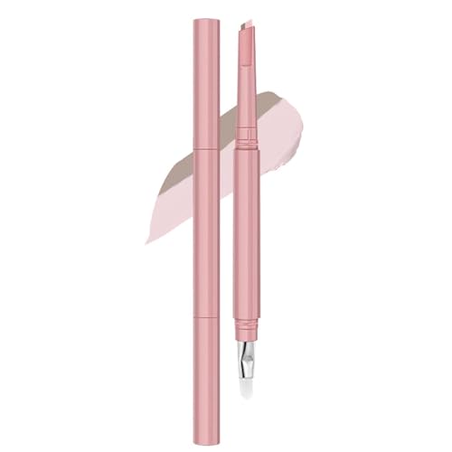 Barra Realce Ojos | Doble Punta Sin Apelmazar,Lápiz 2 en 1 Contorno Iluminador Para Realzar Belleza Facial Maquillaje Diario - Herramienta Maquillaje Mujer Para Citas Y Viajes