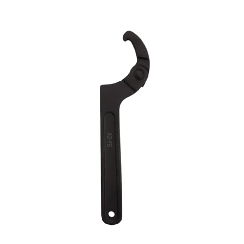 Image of GSK Cut C-Hook Spanner Wrench, 35-75mm Adjustable Pin Spanner, CRV Steel Round Head, for Vehicle and Machinery Maintenance