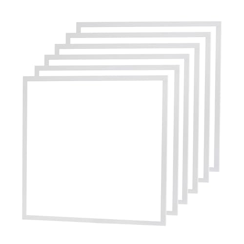 Ledvion - 6X Panneau LED, 60x60, 36W, 4000K, UGR <22, 100lm/W, Luminaire encastré inclus, Garantie 3 ans