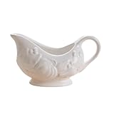 AMYSTY Pot A Lait Sauciere Ornements De Jardinage Américains en Céramique De Noël Pot À Lait Tasse À Lait Sculptée Saucière Saucier pour Vinaigrette