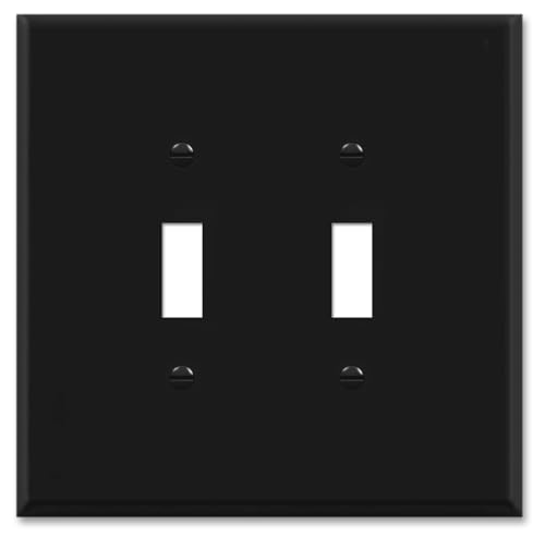 Plaque d'interrupteur surdimensionnée pour cacher les défauts muraux