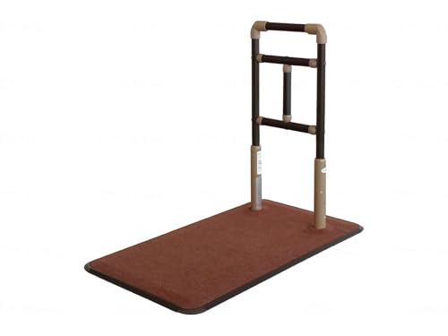 置き型手すり BSモア0 / 625-100 ベッドサイドや布団サイドに最適 工事いらず簡単設置 ダークブラウン