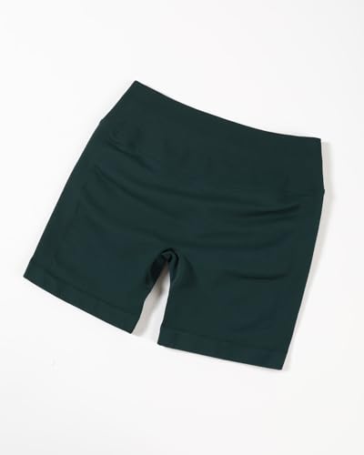 Image of AUROLA Influence Workout Shorts for Women,2.5 3.5 4.5 5.5 6.5 No Roll Up Squat Proof Scrunch Seamless Compression Gym Short