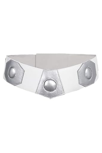 Taeyue Cinturón de princesa para niña, disfraz de cosplay, accesorios para Halloween, carnaval, fiestas, accesorios para niños, Blanco, M | Ya disponible en tu tienda friki favorita! En mundofriki.es!