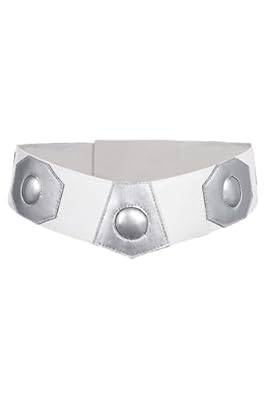 Taeyue Cinturón de princesa para niña, disfraz de cosplay, accesorios para Halloween, carnaval, fiestas, accesorios para niños, Blanco, M | Ya disponible en tu tienda friki favorita! En mundofriki.es!