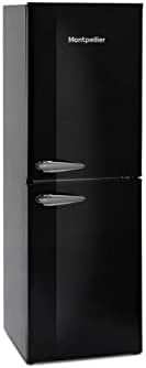 Retro 55/45 Fridge Freezer Black - 50cm