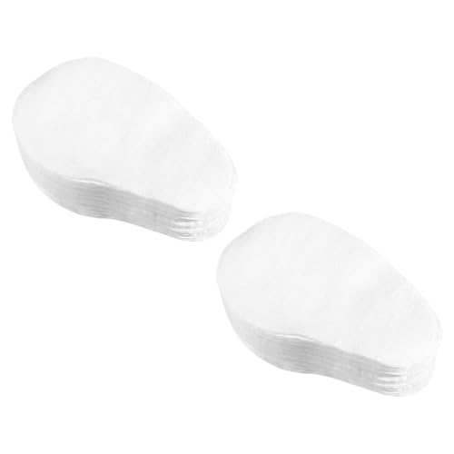 CIMAXIC 200 Almohadillas Cómodas Ojos Forma de Mango, Material Vegetal, Fáciles de Despegar, Ideales para Cuidado Ocular en Viajes al Aire Libre