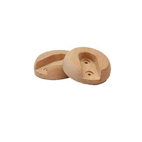 Tringle de garde-robe en bois noble poli, support de vêtements d'exception pour dressing
