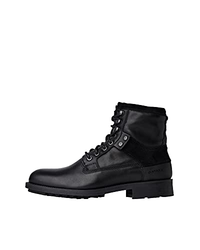 G-star Raw Herren Patton VI MID LEA M Ankle Boot, Black, 40 EU