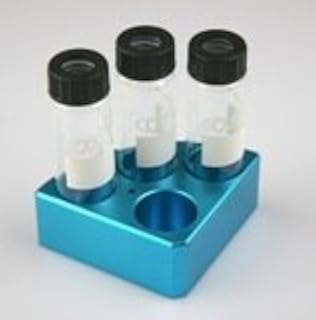 Scilogex Quarter Reaction Block, 4 Holes 30 ml Reaction Vessel 28mm Dia x 30mm Depth