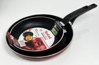 Tefal - Super Start - Topfset - Rot - 24cm - 28 cm - Thermospot - Induktionsgeeignet