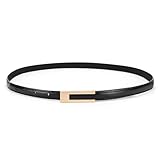 LEEXTON Fashion Women Leather Belts with Pin Buckle Waist Belt for Pants Dresses Jeans