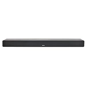 ZVOX Dialogue Clarifying Sound Bar with Patented Hearing Technology – Low-Profile, Twelve Levels of Voice Boost – Home Theater Audio TV Speakers Soundbar with AccuVoice – AV355 Black