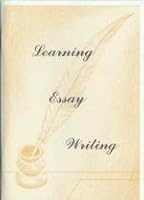 Learning Essay Writing 073990244X Book Cover